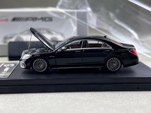 Load image into Gallery viewer, RM 1:64 Black S63 W222 Luxury Sedan Sports Model Diecast Metal Car New Collection