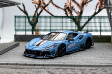 Load image into Gallery viewer, Fuelme 1:64 Blue Mansory F8XX Super Racing Sports Model Diecast Resin Car New