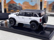 Load image into Gallery viewer, Shadow 1:64 White Bronco ORV SUV 4 Doors Sports Model Diecast Metal Car New Collection