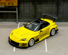 Load image into Gallery viewer, MT 1:64 JDM Yellow S2000 AP1 JS Racing Sports Model Diecast Metal Car New Collection