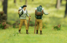 Load image into Gallery viewer, 1:64 Painted Figure Model Miniature Resin Diorama Toy Hiker Climber Backpacker New Collection