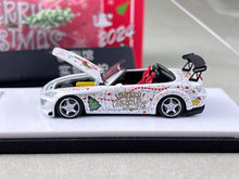 Load image into Gallery viewer, MT 1:64 JDM White S2000 Christmas Sports Model Diecast Metal Car New Collection