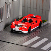 Load image into Gallery viewer, CM 1:64 Orange Elva Super Racing Sports Model Toy Diecast Metal Car Box