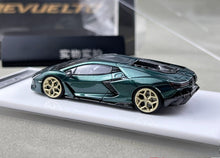 Load image into Gallery viewer, Zincit 1:64 Dark Green Revuelto V12 Racing Sports Model Diecast Metal Car New Collection