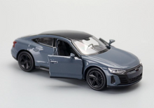 Load image into Gallery viewer, WELLY 1:36 Grey RS E-tron GT EV Racing Sports Model Diecast Toy Metal Car BN