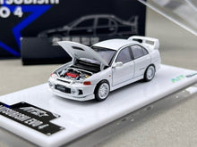 Load image into Gallery viewer, ATS 1:64 White Lancer Evolution EVO IV 4 Sports Model Diecast Metal Car New Collection