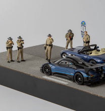 Load image into Gallery viewer, 1:64 Painted Figure Model Miniature Resin Diorama Sand Policeman Police Officers