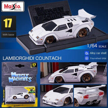 Load image into Gallery viewer, Maisto 1:64 White Countach Super Racing Sports Model Toy Diecast Metal Car BN