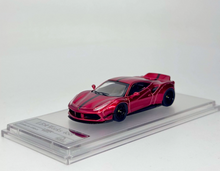 Load image into Gallery viewer, 1:64 Prism Red 488 Widebody Sports Model Diecast Metal Car New Collection