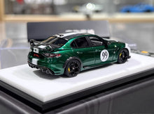 Load image into Gallery viewer, 1:64 CL Green Romeo Giulia GTAm #99 Sports Model Diecast Resin Car New Collection