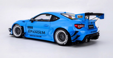 Load image into Gallery viewer, DCN 1:18 JDM Blue GR86 Pandem Widebody Sports Model Diecast Metal Car New
