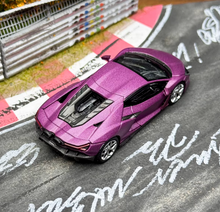 Load image into Gallery viewer, Minigt 1:64 Purple Revuelto Viola Racing Sports Model Diecast Metal Car New Collection