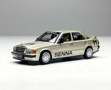 Load image into Gallery viewer, Minigt 1:64 Benz 190E 1984 Ayrton Senna Figure Model Diecast Metal Car New Collection
