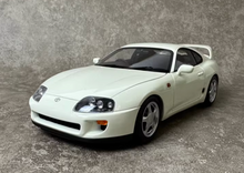 Load image into Gallery viewer, LCD 1:18 White JDM Supra A80 Coupe Racing Sports Model Diecast Metal Car New