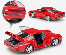 Load image into Gallery viewer, WELLY 1:24 959 Classic Super Racinng Sport Model Diecast Metal Car Display