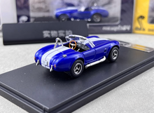 Load image into Gallery viewer, FW 1:64 Blue Shelby 427 COBRA Convertible Sports Model Diecast Metal Car New Collection