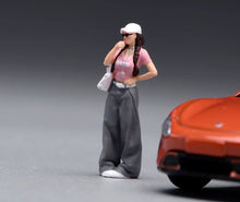 Load image into Gallery viewer, 1:64 Painted Figure Model Miniature Resin Diorama Toy Sand Trendy Fashion Girl