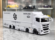 Load image into Gallery viewer, GCD 1:64 White LB Fuso Super Great Transport Truck Model Diecast Metal Car New Collection