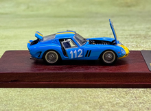 Load image into Gallery viewer, PGM 1:64 Blue 250 GTO #112 Classic Racing Sports Model Diecast Metal Car New