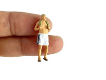 Load image into Gallery viewer, 1:64 Painted Figure Model Miniature Resin Diorama Sand Beach Man Swimming Suit New