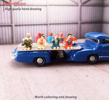 Load image into Gallery viewer, 1:64 Painted Figure Mini Model Miniature Resin Diorama Racing Toy Car Racer Red