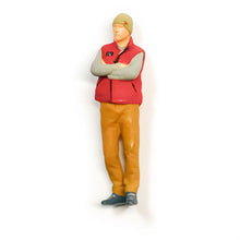Load image into Gallery viewer, 1:64 Painted Figure Mini Model Miniature Resin Diorama Winter Trendy Casual Man