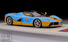 Load image into Gallery viewer, DMH 1:64 Blue Gulf Laferrari Aperta Sports Model Diecast Resin Car New Collection