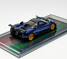 Load image into Gallery viewer, U2 1:64 Blue Carbon Zonda Tricolore Racing Sports Model Diecast Resin Car New Collection