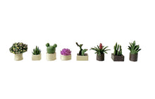 Load image into Gallery viewer, 1:64 Painted Figure Mini Model Miniature Resin Diorama Sand Toy Potted Plant Set