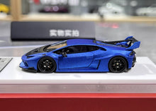 Load image into Gallery viewer, 1:64 Matte Blue LP610 Huracan GT Sports Model Diecast Resin Car New Collection