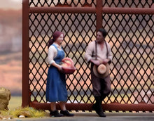 Load image into Gallery viewer, 1:64 Painted Figure Model Miniature Resin Diorama Toy Sand Farm Couple Man Lady