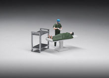 Load image into Gallery viewer, 1:64 Painted Figure Mini Model Miniature Resin Diorama Doctor Patient Surgery New Scene