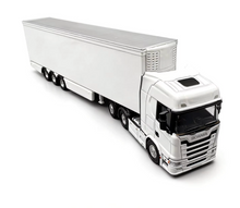 Load image into Gallery viewer, 1:76 White Scania S680 Refrigerated Container Truck Model Diecast Metal Car