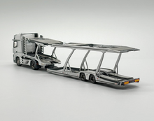 Load image into Gallery viewer, 1:64 Silver AMG Actros Gigaspace 4x2 Trailer Truck Model Diecast Metal Car
