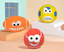 Load image into Gallery viewer, 3PCs Set Dog Squeaky Toys Chew Puppy Rubber Ball Durable Pet Breeds Play Fetch