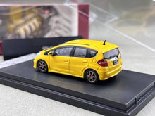 Load image into Gallery viewer, SW 1:64 JDM Yellow Fit Jazz GE8 RS Racing Sports Model Diecast Metal Car New Collection