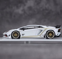 Load image into Gallery viewer, RW 1:64 HEC White Aventador S Racing Sports Model Diecast Metal Car New Collection