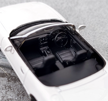 Load image into Gallery viewer, HJ 1:64 White JDM MX5 Miata Eunos Roadster Sports Model Diecast Metal Car New