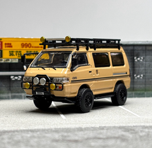 Load image into Gallery viewer, Autobots 1:64 Yellow 4WD Delica L300 Camper Van Model Diecast Metal Car