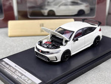 Load image into Gallery viewer, Motorhelix 1:64 White JDM Civic Type R FL5 Sports Model Diecast Metal Car New