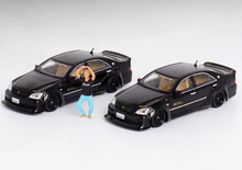 Load image into Gallery viewer, Star 1:64 Black JDM Crown MK12 VIP Sedan Figure Model Diecast Metal Car New Collection