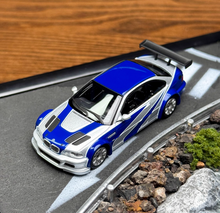 Load image into Gallery viewer, AR 1:64 Silver Blue NFS M3 GTR E46 Coupe Sports Model Diecast Metal Car New Collection