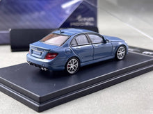 Load image into Gallery viewer, King 1:64 Blue C63 AMG W204 Sedan Sports Model Diecast Metal Car New Collection
