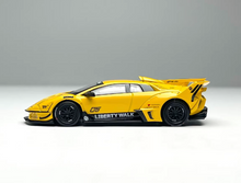 Load image into Gallery viewer, Minigt 1:64 Yellow Murcielago GT EVO LB Sports Model Diecast Metal Car New Collection