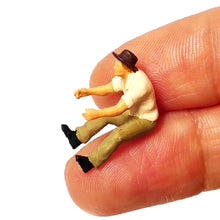 Load image into Gallery viewer, 1:64 Painted Figure Mini Model Miniature Resin Diorama Labour Woodman Worker