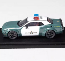 Load image into Gallery viewer, FW 1:64 Police Sheriff SRT Hellcat Muscle Sports Model Diecast Metal Car BN