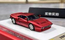 Load image into Gallery viewer, DMH 1:64 Matte Red 1984 288 GTO Racing Sports Model Diecast Resin Car BN