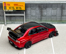 Load image into Gallery viewer, CM 1:64 Red Carbon Lancer Evo 9 IX Voltex Sports Model Diecast Metal Car New Collection