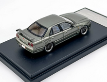 Load image into Gallery viewer, Mortal 1:64 Gray Skyline GTR ER34 25GT-t Sports Model Diecast Metal Car New Collection