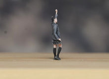 Load image into Gallery viewer, 1:64 Painted Figure Model Miniature Resin Diorama Sand CheerLeading Girl Uniform